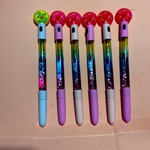 🍩 Glitter light up Donut pens 🍩
